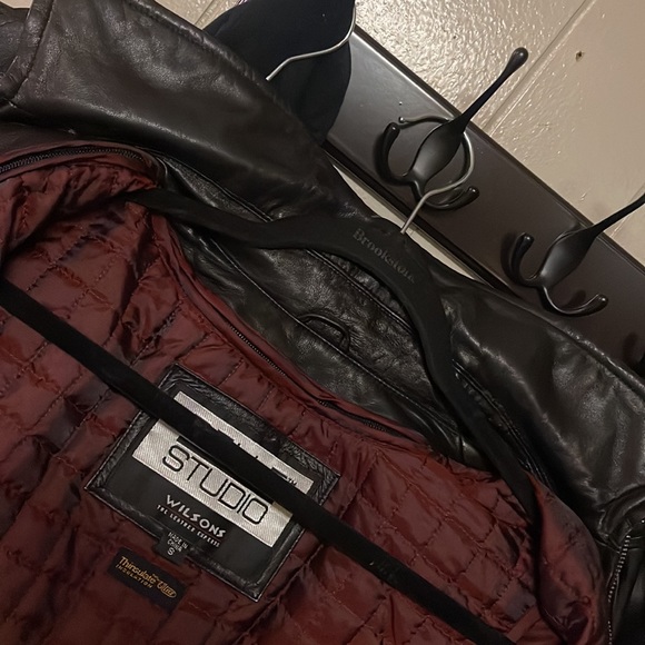 Leather Jacket Pelle Studio Size S EUC - Picture 7 of 8